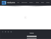 Tablet Screenshot of minibareshoteles.com